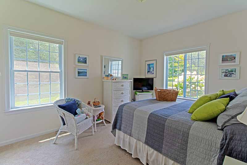 Beautiful, bright guest bedroom